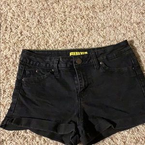 Jean shorts black size 5